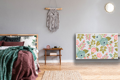 Cobertura magnética para radiador Flores da primavera