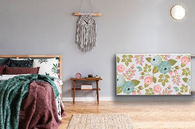 Cobertura magnética para radiador Flores da primavera