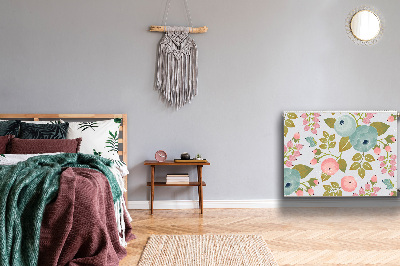 Cobertura magnética para radiador Flores da primavera