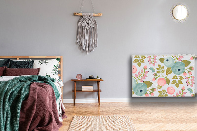 Cobertura magnética para radiador Flores da primavera