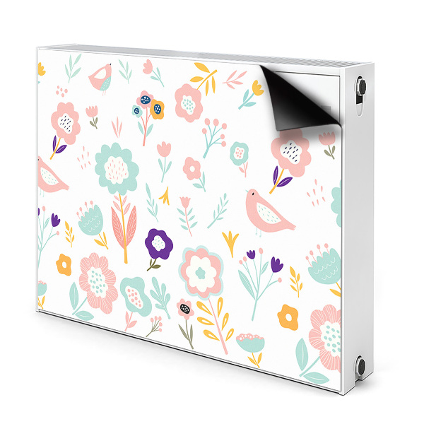 Capa magnética para radiador Pardais pintados