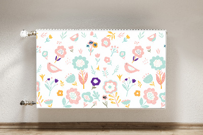 Capa magnética para radiador Pardais pintados