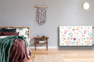 Capa magnética para radiador Pardais pintados