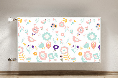 Capa magnética para radiador Pardais pintados