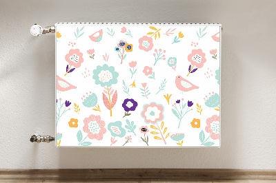 Capa magnética para radiador Pardais pintados