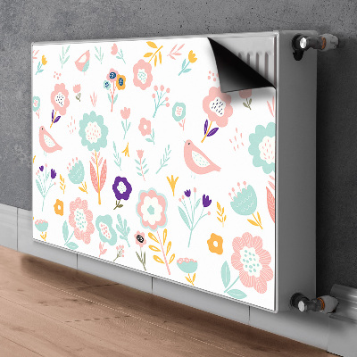 Capa magnética para radiador Pardais pintados