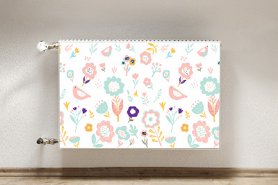 Capa magnética para radiador Pardais pintados