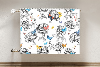 Capa magnética para radiador Borboletas