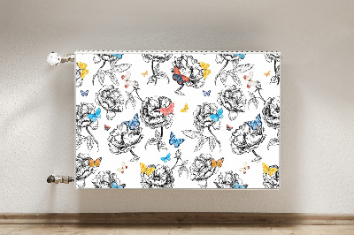 Capa magnética para radiador Borboletas