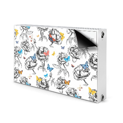 Capa magnética para radiador Borboletas