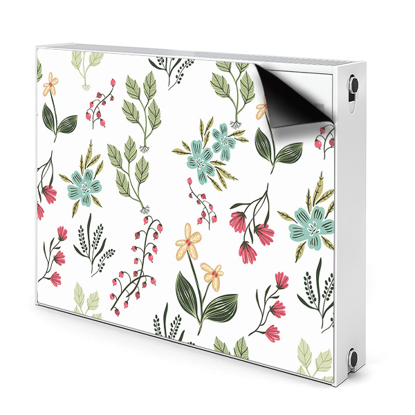 Capa magnética para radiador Frutas vermelhas e flores