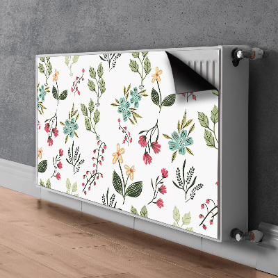 Capa magnética para radiador Frutas vermelhas e flores