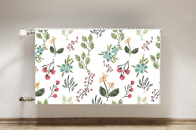 Capa magnética para radiador Frutas vermelhas e flores