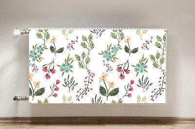 Capa magnética para radiador Frutas vermelhas e flores