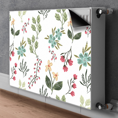 Capa magnética para radiador Frutas vermelhas e flores