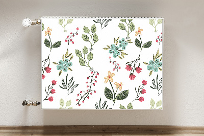 Capa magnética para radiador Frutas vermelhas e flores