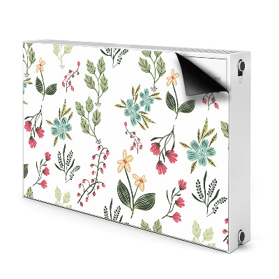 Capa magnética para radiador Frutas vermelhas e flores