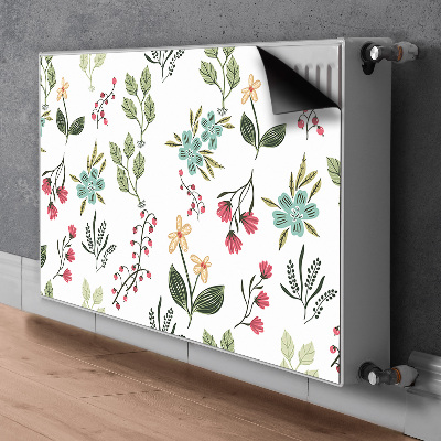 Capa magnética para radiador Frutas vermelhas e flores