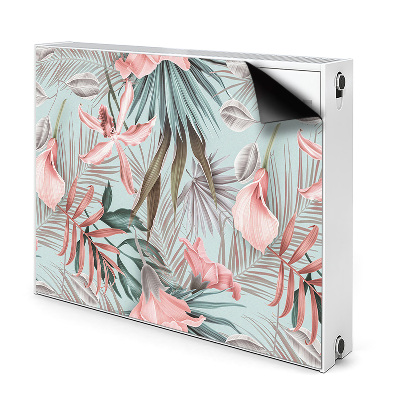 Cobertura magnética para radiador Flores em tons pastel