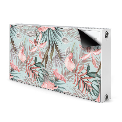 Cobertura magnética para radiador Flores em tons pastel