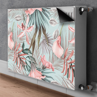 Cobertura magnética para radiador Flores em tons pastel