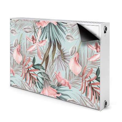 Cobertura magnética para radiador Flores em tons pastel