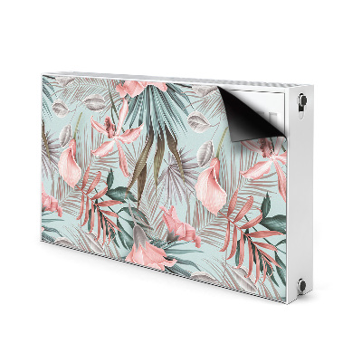 Cobertura magnética para radiador Flores em tons pastel