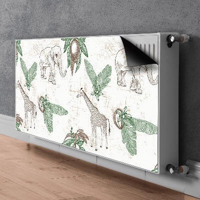 Cobertura magnética para radiador Girafas e Elefantes