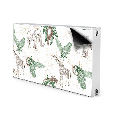 Cobertura magnética para radiador Girafas e Elefantes