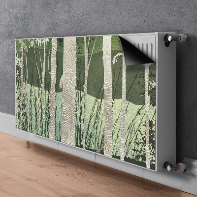 Capa magnética para radiador Árvores
