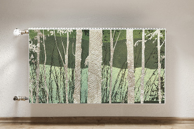 Capa magnética para radiador Árvores