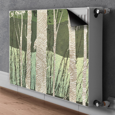 Capa magnética para radiador Árvores