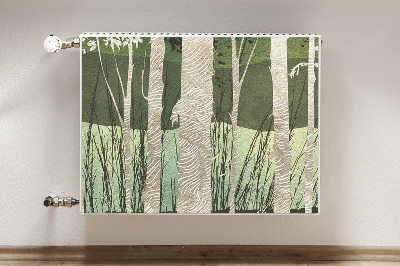 Capa magnética para radiador Árvores