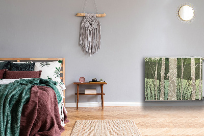 Capa magnética para radiador Árvores