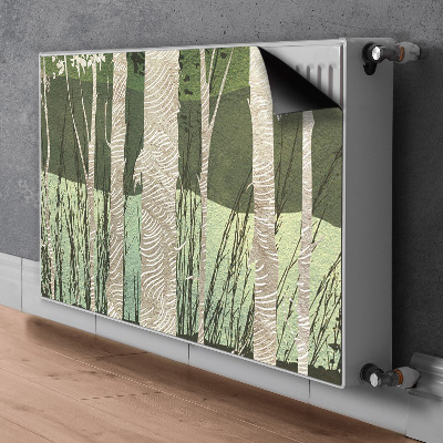 Capa magnética para radiador Árvores