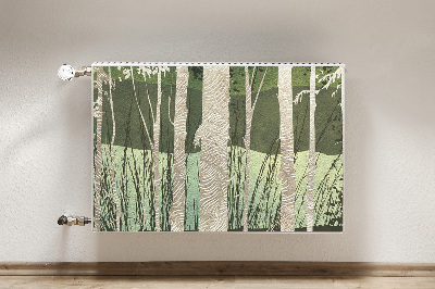 Capa magnética para radiador Árvores