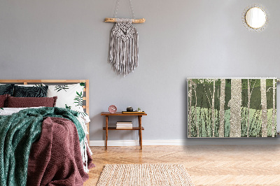 Capa magnética para radiador Árvores