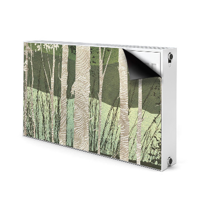 Capa magnética para radiador Árvores