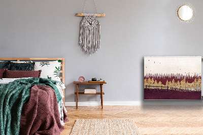 Cobertura magnética para radiador Floresta de Outono