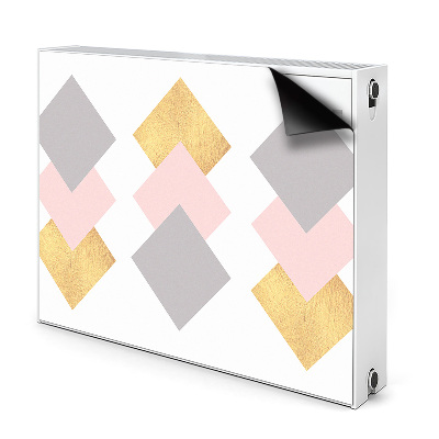 Cobertura magnética para radiador Losangos coloridos