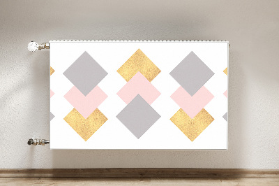 Cobertura magnética para radiador Losangos coloridos