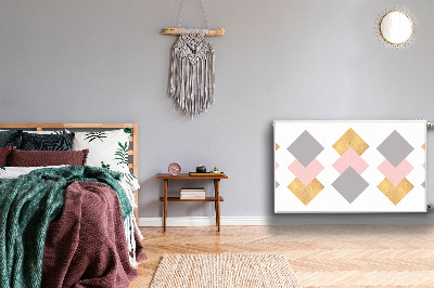 Cobertura magnética para radiador Losangos coloridos