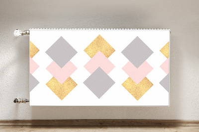 Cobertura magnética para radiador Losangos coloridos