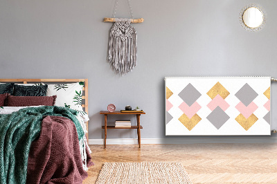 Cobertura magnética para radiador Losangos coloridos