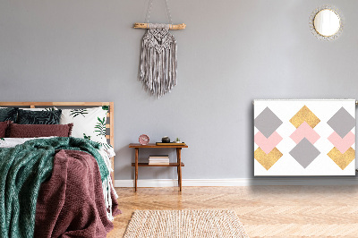 Cobertura magnética para radiador Losangos coloridos