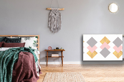 Cobertura magnética para radiador Losangos coloridos