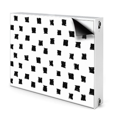 Cobertura magnética para radiador Quadrados pintados