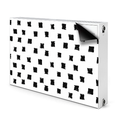 Cobertura magnética para radiador Quadrados pintados