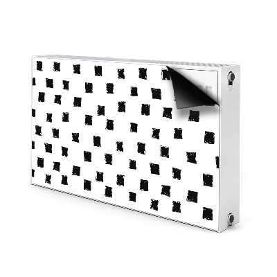 Cobertura magnética para radiador Quadrados pintados