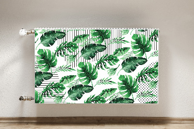 Cobertura magnética para radiador Pontos e folhas